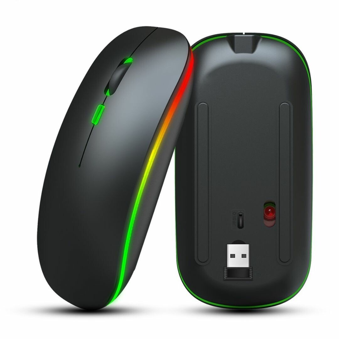 Mouse Sem Fio Wireless Recarregável LED KAPBOM KA 618 Wiloumagazine